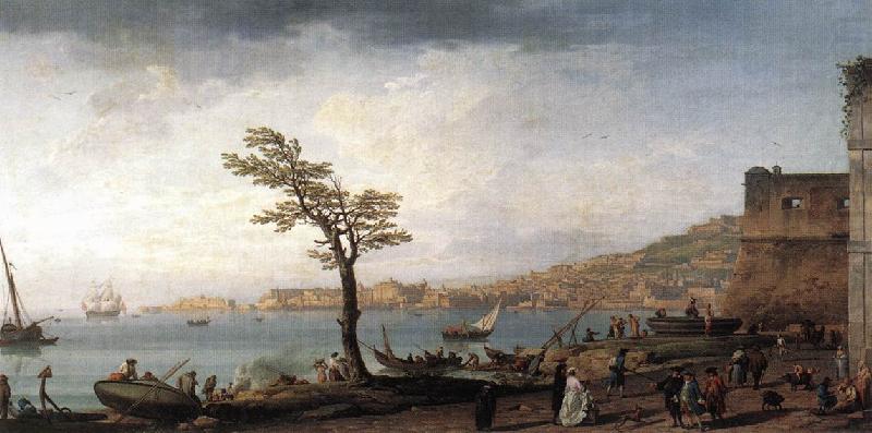 View of Naples uit, VERNET, Claude-Joseph